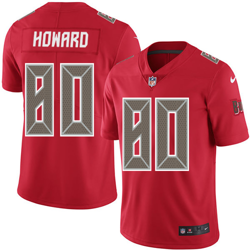 Nike Buccaneers #80 O. J. Howard Red Youth Stitched NFL Limited Rush Jersey